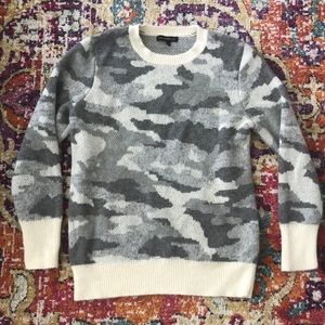 Banana Republic Camo oversized sweater